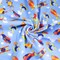 FabricLA | Fleece Fabric By The Yard | 18"X60" Inch Wide | Anti Pill Polar Fleece | Soft, Blanket, Throw, Poncho, Pillow Cover, PJ Pants, Booties, Eye Mask - Blue Airplanes (Half Yard)
